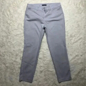Hilary Radey Dress Pants Ankle Length Light  Grey Size 8